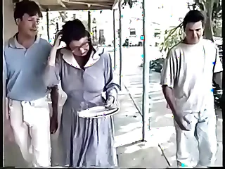 Retro madura doble penetración pelicula